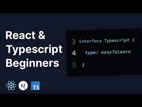 React Typescript for Beginners - Components, Props & useState in Typescript