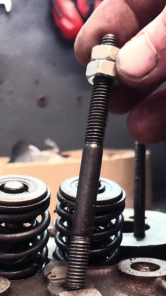 How to unscrew double end threaded stud bolt part 2 #mechanic #howto #...