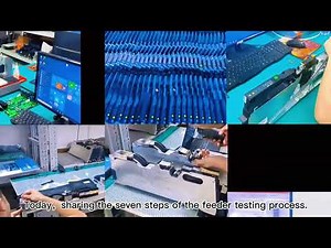 ASM SIPLACE machine feeder testing