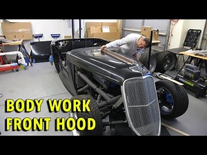 Factory Five 33 Hot Rod V2 Build - Body Work 9 Front Hood
