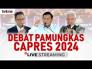 [LIVE] Debat Pamungkas Capres 2024 (4/2/2024) | tvOne