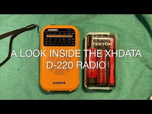 Modification to make the XHDATA D-220 dial easier to read