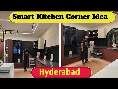 Smart Utilization of Kitchen Corner Units | Modular Kitchen Idea.