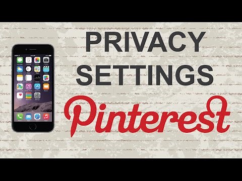 Change Pinterest Privacy Settings | Mobile App (Android / Iphone)