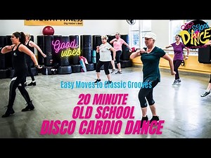 DISCO WORKOUT: Old School Dance Fitness, 20 Min Silver Sneakers/Senior Cardio Dance Workout #osdf