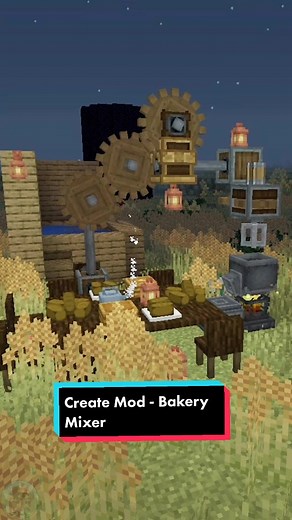 Create Mod Bakery Mixer in Minecraft Tutorial