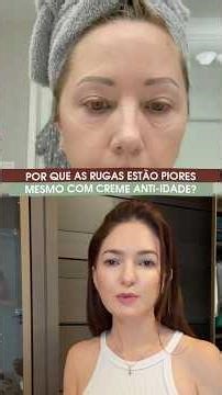 Por que as suas rugas estão piorando…mesmo usando cremes anti-idade?