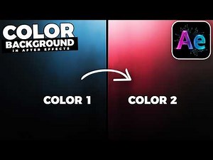 How To CHANGE Background COLOR In After Effects