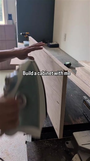 Grab the printable plans for this DIY cabinet with cane arched doors from shop.pineandpoplar.com. We can't wait to see your version! #diycabinet #buildsomething