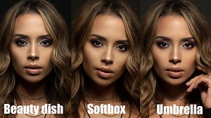 Light modifiers compared: when to use beauty dish, softbox or umbrella