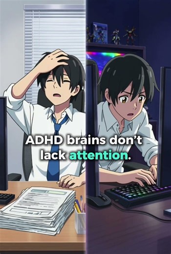 You: Explained “What ADHD Does to Your Brain” (Explained) #facts #psychology #brain #adhd