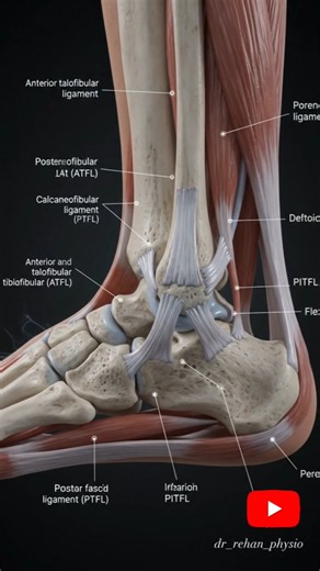 🦶 The ankle joint is the foundation of balance, stability, and movement.