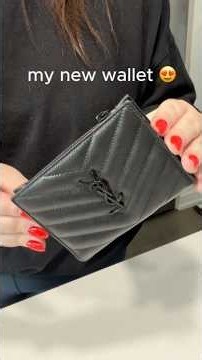 I bought myself a YSL wallet for my 30th birthday 👛🥹
