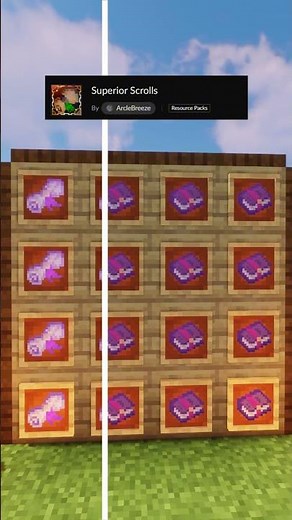 Best Resource Pack for Minecraft #shorts #minecraft