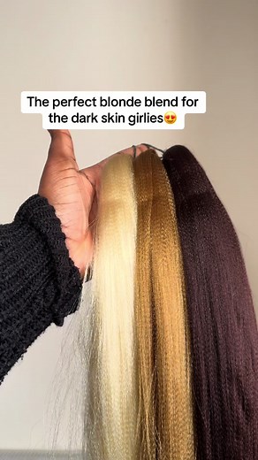 Use color 33, 27 and 613 to achieve a cool tone blonde mix, perfect for dark skin girlies❤️. If you want to see more custom color mix, leave a comment with the colors you want to see☺️#CapCut #gabeallebraids #eastlondonbraider #smallbusinesscheck #fypp #blondebraids #braidinghairmix