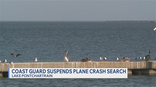 Search suspended after plane crashes in Lake Pontchartrain