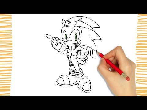 How to Draw SONIC and NARUTO I Easy
