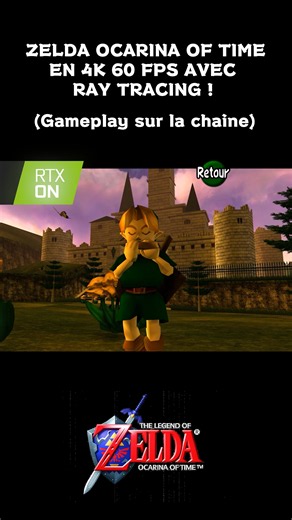 Zelda Ocarina of Time en 4K 60 FPS + Ray Tracing HDR 🤯✨
