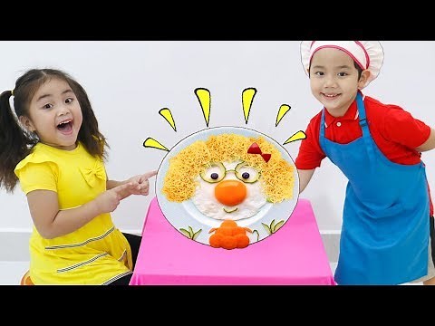Annie & Sammy Pretend Play with Kitchen Restaurant Food Toys