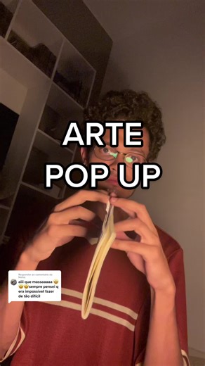 Respondendo a @Ninha imagem 3D dentro de um caderno! #arte #artesanato #tutorial #popup #cartaopopup