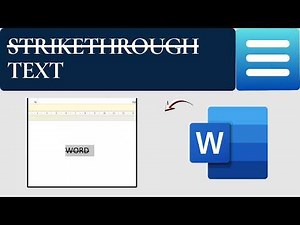 How to Strikethrough Text in Microsoft Word (A Simple Tutorial)