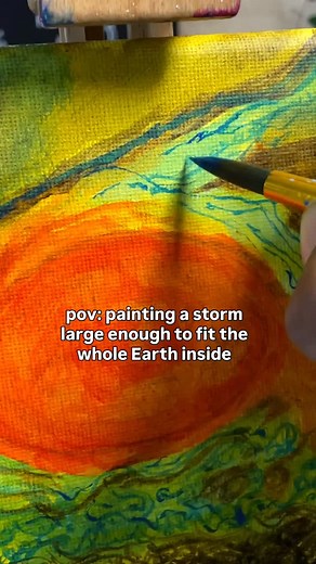 the great red spot isn’t just a storm - it’s a centuries-old hurricane on jupiter that’s big enough to swallow our entire planet. it’s been swirling for at least 300 years, powered by winds stronger than anything on earth!!! 😩😩👀 #jupiter #greatredspot #spaceart #astroart #scienceart | On Celestial Time