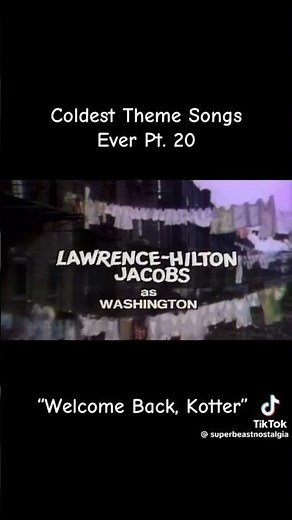 Welcome Back Kotter TV Theme #tvthemesongs
