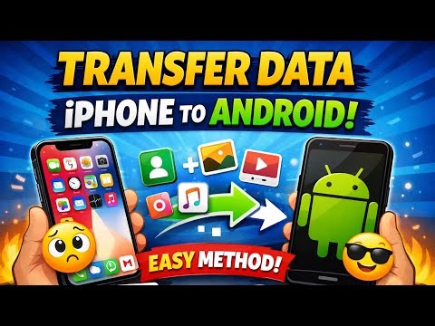 How to Transfer Data from iPhone to Android | Easy & Fast Method 😱