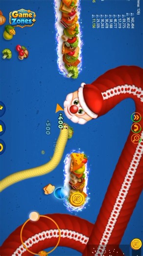Worms Zone Gameplay | Giant Worm World Record 🔥#fyp #foryou #shorts #reels #gameplay #youtubegamers
