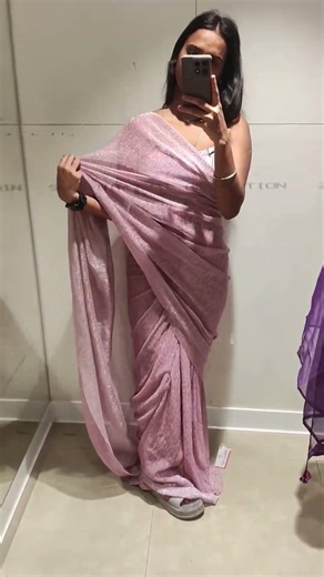 Party Ready in Pink Saree💖#grwm #ootdguide #fashionblogger #shoppingdress #reelitfeelit #indianlook