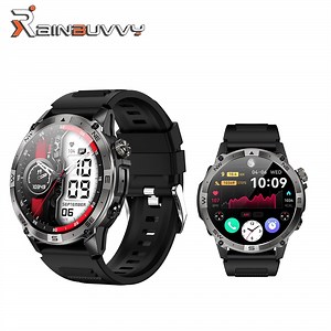 Rainbuvvy HK08 Smart Watch 1.43 inch AMOLED Built-in Independent GPS Compass Barometric Pressure Altitude NFC IP68 530mAh Fitness Tracker Outdoor sports watch