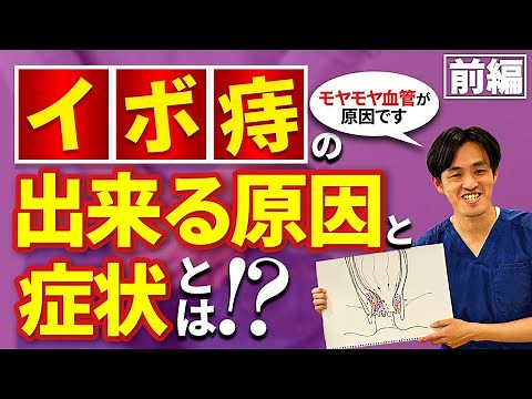 【前編】痔（イボ痔）の症状とモヤモヤ血管の関係性について医師が解説 痔の症状がなぜ起きるのかお尻の構造からイラストを用いて解説。実は、モヤモヤ血管が原因？！