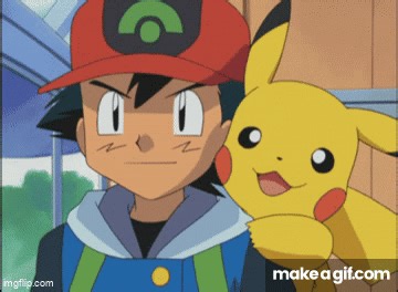 Pokemon - Ash and Pikachu on Make a GIF