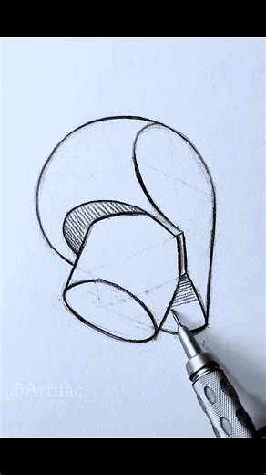 How to draw a back profile head drawing ✍️ #drawing #sketch #art #pencildrawing | Artifac Dipak