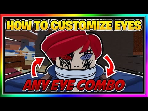 How To Have ANY Eye Combo In Shindo Life | CUSTOMIZE YOUR EYES IN SHINDO LIFE ROBLOX
