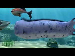 The Reef(2006) - Troy(Bad Shark) throws Pi into the wall.