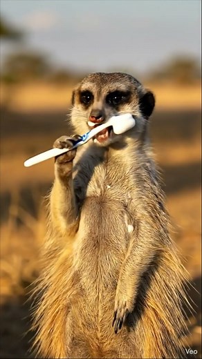 AI Whimsy Day in My Life: A Meerkat 🐾🪥☕💻🛏️✨