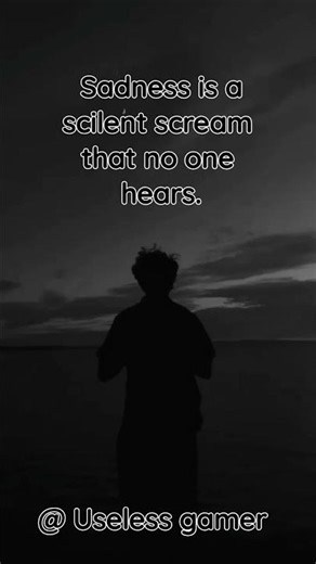 💔 Sadness Is a Silent Scream That No One Hears | Deep Emotional Quotes #shorts.