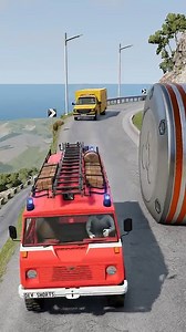 1.8M views · 4.8K reactions | Cars & Ambulance Van vs Giant Pit Bollards Crash | Conic | Facebook