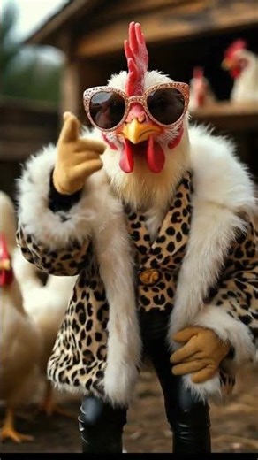 🐔🔥 A rooster in shorts #shorts #youtubeshorts #hiphop #rap #funny #animation #chickenrap #viral