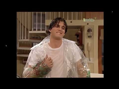 Tighty whities exposed by the rain, which makes clothes see-through.