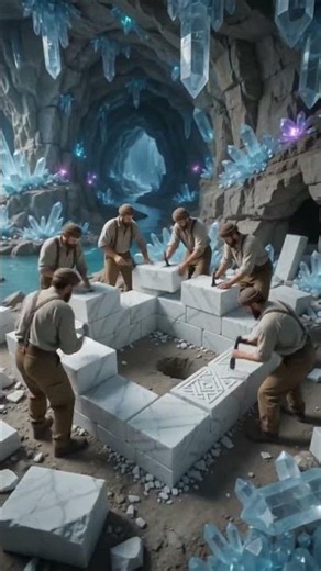Hidden Underground Crystal Mosque Built by Hand 💎🕌 | AI Time La #ImpossibleBuilds #UndergroundMosque