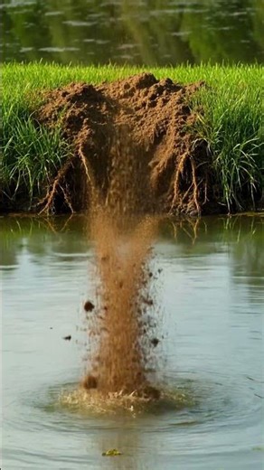 Why your neighbor’s shoreline is BETTER (Science) 🌊🛑 #Shorts #LakeLife #ErosionControl #sciencefacts