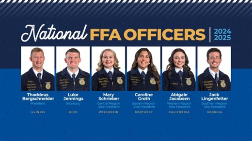 Meet your new 2024-2025 National FFA Officers!
