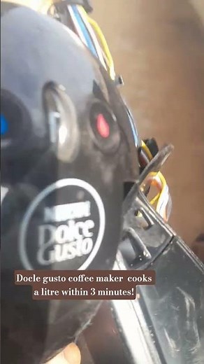 Docle gusto coffee maker cooks a litre within 3 minutes!