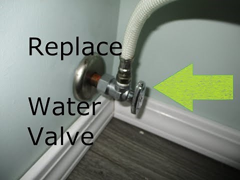 How to Install a Water Shut off Valve for a toilet - DIY
