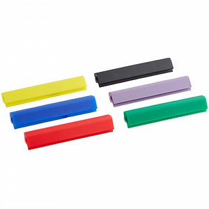 Baker's Lane 6" Variety Silicone Bun / Sheet Pan Clip Set for Product Identification - 6/Pack