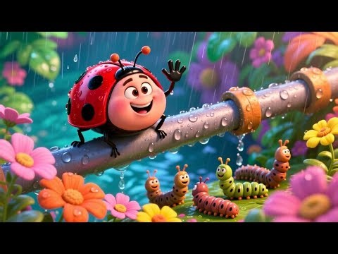 Itsy Bitsy Ladybug | Cute Insect Rhyme for Kids | Nursery Rhymes & Songs for Children