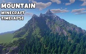 【Minecraft】韩国博主Jin92：山区地形建设时间流逝