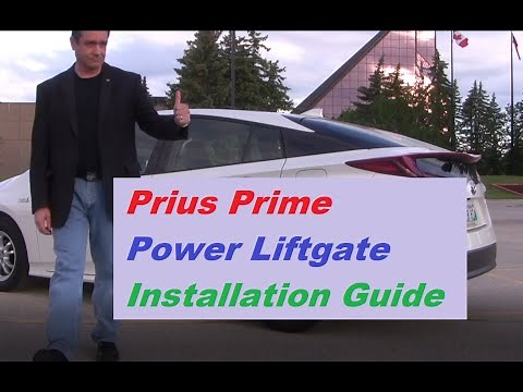 Toyota Prius PHV/Prime Power Liftgate Installation Guide